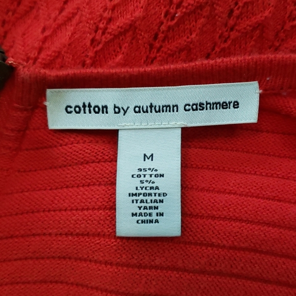 Autumn Cashmere Red Sweater Dress - Picture 8 of 8